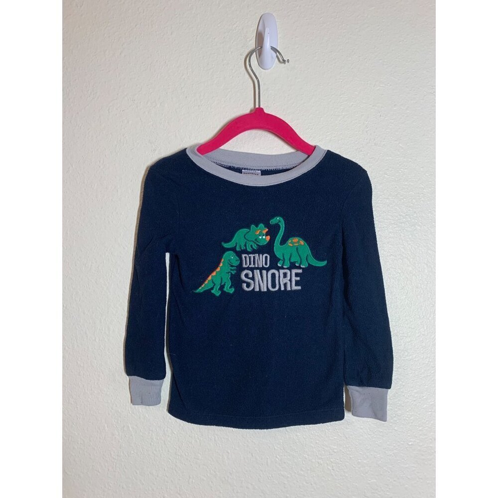 Healthtex Long Sleeve Sleep Shirt Dinosaur Shirt Blue Toddler Boys Size 2T